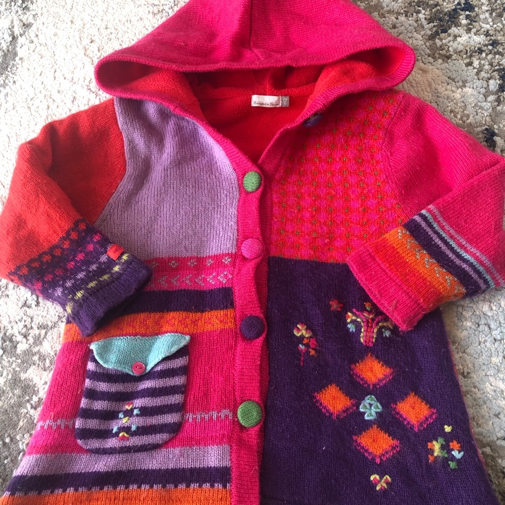Little Girls Catimini sweater size 2